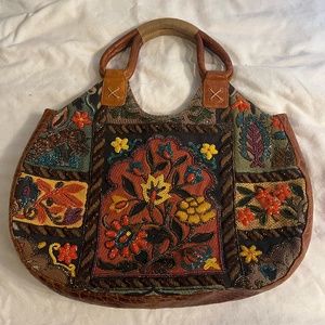 Isabella Fiore Beaded Handbag